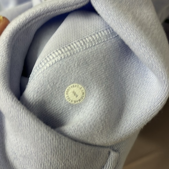 Lululemon Scuba Oversized Half Zip Blissful Blue (Pastel Blue/Lavender) XS/S - Picture 8 of 11